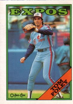 1988 O-Pee-Chee Baseball Cards 251     Tom Foley
